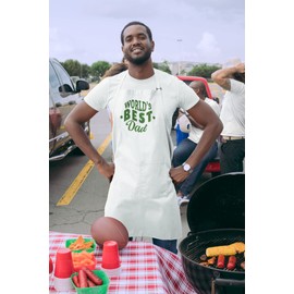 Worlds Best Dad Iron On Decal, Tshirt Idea, Daddy Gifts from Kids, HTV Ready to Press, World's Best, Ironed On Transfer, Vinyl Patch Applique, Iron-On Almost Anything (Grass Green Glitter)