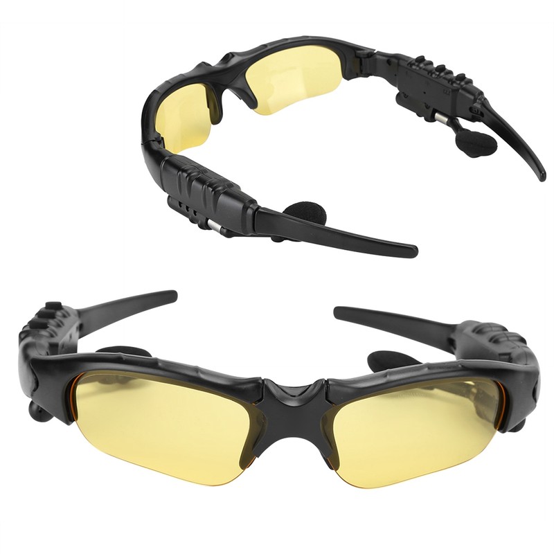 Bluetooth 5.0 Sunglasses Solar Power Wireless Glasses Headphone Headset Stereo