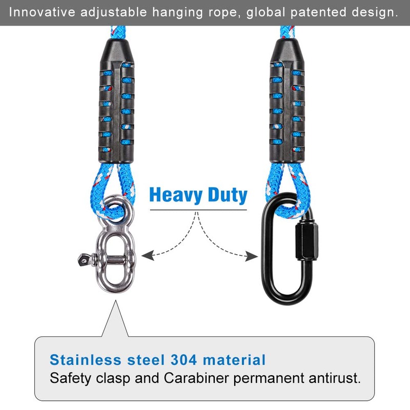 Besthouse Tree Swing Ropes, Hammock Tree Swings Hanging Straps, Adjustable