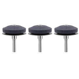 Corundum Lawn Mower Blade Sharpener Universal Sharpener Grinding Head for Most Power Hand Drill (3 Packs)