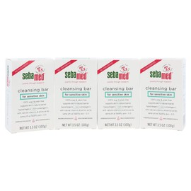 Sebamed Soap-free Cleansing Bar For Sensitive Skin, 3.5-Ounce Boxes (Pack of 4)