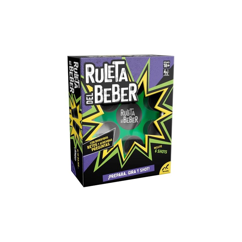 Novelty Corp - Juego De Fiesta Ruleta del Beber
