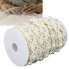 Bead Chain String Half Side Flatback DIY Imitation Pearl String