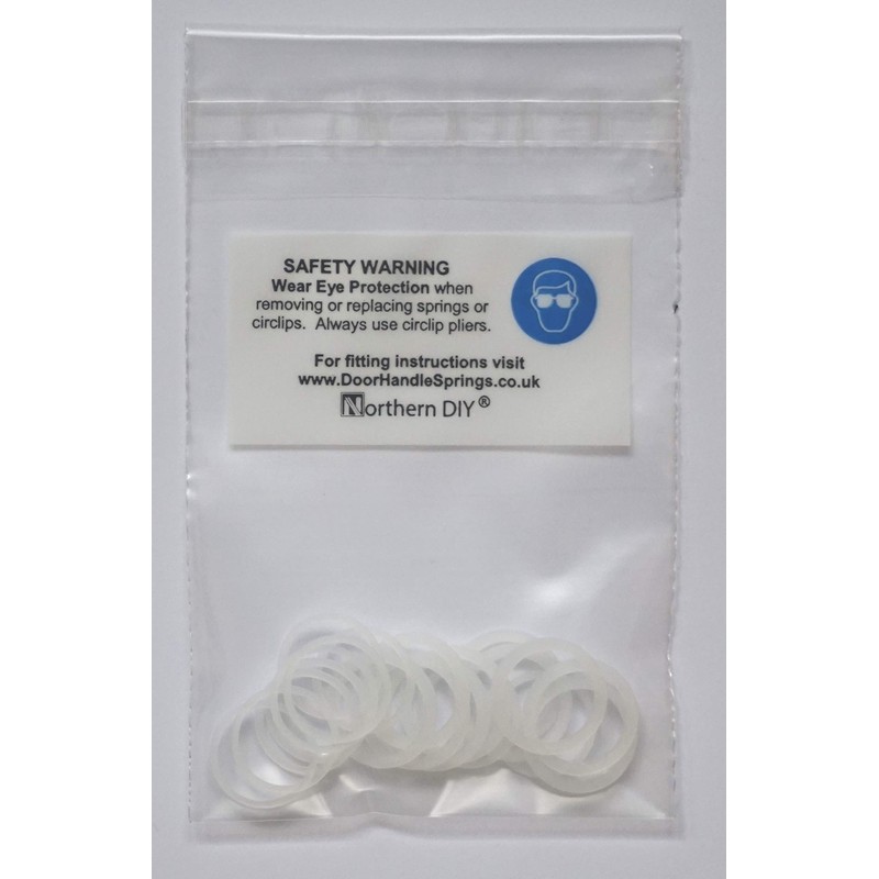 Northern DIY Nylon Washers for Door Handles - 2 Sizes