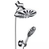 BRIGHT SHOWERS NEW Overhead Rain Showerhead and Handheld Shower Head