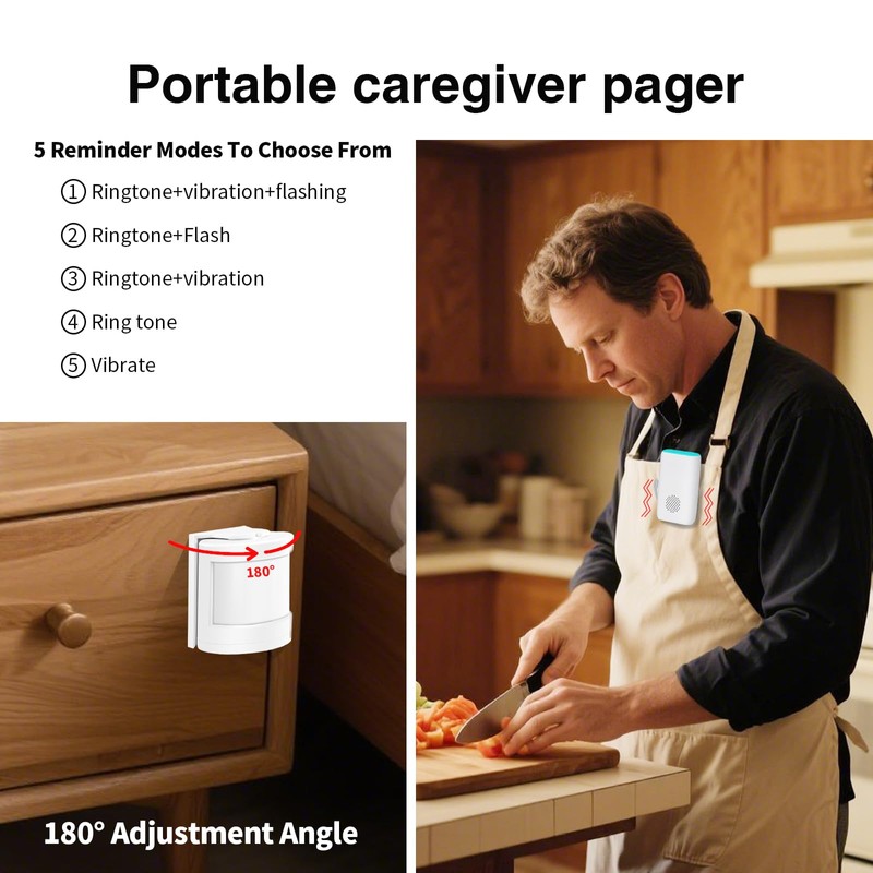 Bed Sensor Alarm and Fall Prevention for Elderly, Motion Sensor