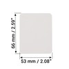 SKIR'CO (20 pcs) Plastic Flat Shims 1.5 mm, Frame Spacers