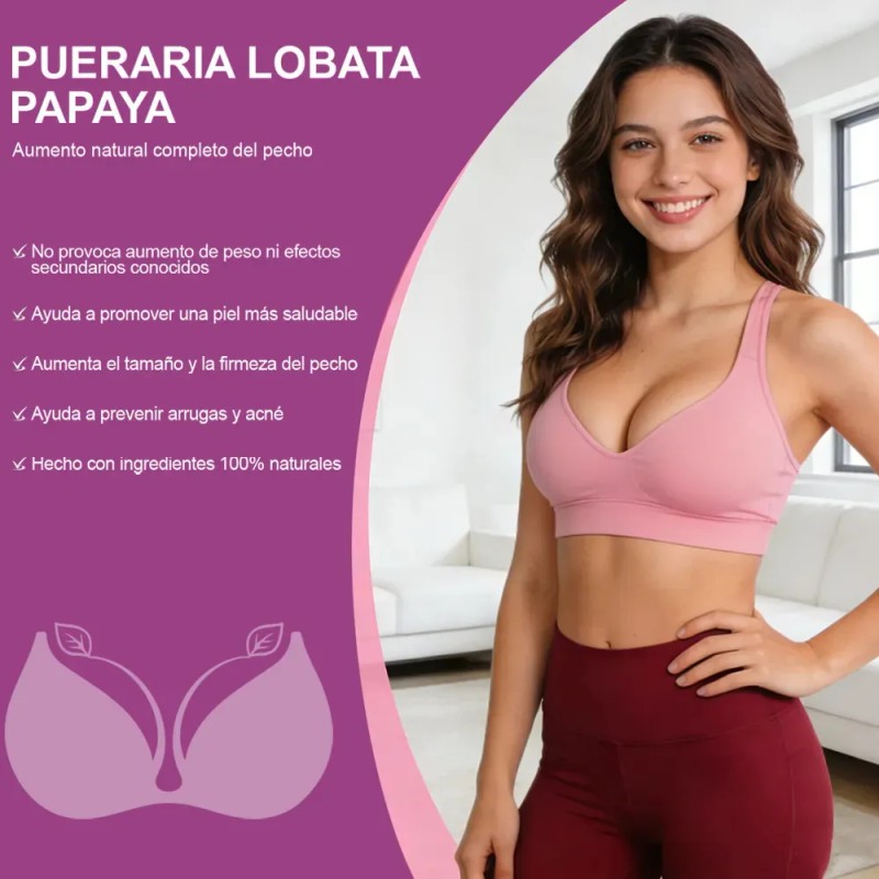 Gwynne Puro Natural Aumento Mamas Lifting Glúteos Pueraria Mirifica 1000mg