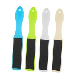 FOMIYES 4pcs Double-sided Foot File Scrapers Pedicure Grater for Feet File for Hard Skin Remover for Feet Dead Skin Remover Double- Sided Foot File Sandpaper Travel Pedicure Brush Care