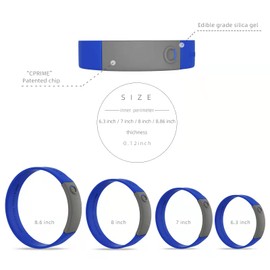 Cprime Sport Balance Bracelet Burn Silicone Wristbands Sports Band Bracelet Waterproof Lightweight for All Sports, Men and Women