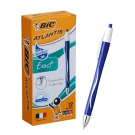 Vic ATX07BLUBX12 Oil Based Ballpoint Pen Atlantis EX 0.7 Blue 12 Pens