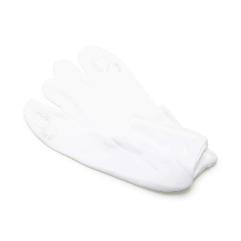 Soubien assort-tabi0006 Women's Socks, Stretch, Tabi Socks, White, Embroidery, Flower,