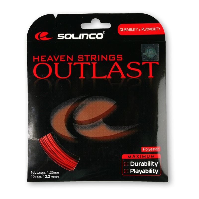 Solinco Outlast Tennis String Set-Red-16