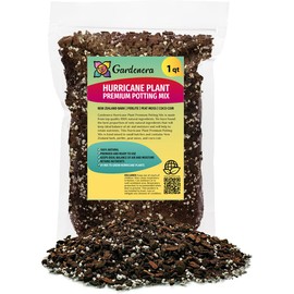 GARDENERA Premium Hurricane Plant Potting Mix - Crafted for Optimal Nutrient Absorption and Growth - 1 Quart