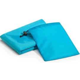 CelinaSun Outdoor Blanket 200 x 200 cm Blue PES Pockets Beach Blanket Picnic Blanket Ultralight Quick-Drying Underlay