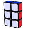 1x2x3 Speed Cube QiYi Toys Magic Speed Cube Puzzles Black