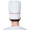 Hyzrz White Tall Chef Hat Adult Adjustable Kitchen BBQ Grill