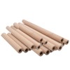20 PCS Hollow Wooden Rods, Hollow Wood Sticks Round Wooden