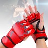 Half Finger Boxing Gloves Punching Bag Open Palms Fighting Kickboxing