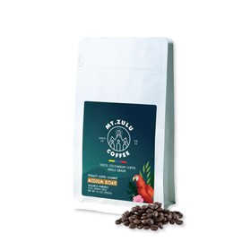 Mt. Zulu Single Origin Coffee from Nariño, Colombia - Medium Roast Coffee Beans - Gourmet - Specialty Coffee - Freshly Roasted - 12oz