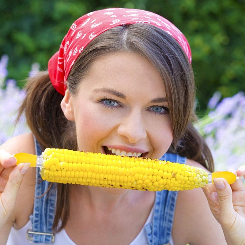 10Pcs/5Paris Corn Holders Corn on The Cob Stainless Steel Corn