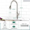 CREA Kitchen Sink Faucet,Pull Down Kitchen Faucets with Sprayer 3