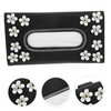 Gatuida Car Tissue Holder PU Leather Flower Design Napkin Box