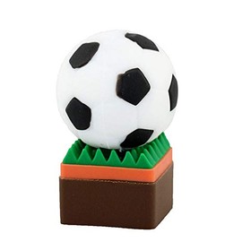 2.0 Soccer Ball Sports Grass 64GB USB External Hard Drive Flash Thumb Drive Storage Device Cute Novelty Memory Stick U Disk