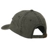 e4Hats.com Silver American Flag Embroidered Washed Cap - Black OSFM