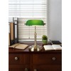 Newrays Glass Bankers Desk Lamp with Pull Chain Switch Plug