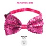 Pink Sequin Bow Tie - Pink Bow Tie With Sequins