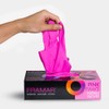 FRAMAR GLV-PP-SML Nitrile Gloves, Pink Pose, 100 Pieces, S