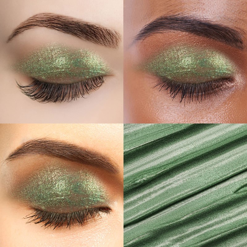 Anglicolor Eyeshadow,Liquid Glitter Eyeshadow,Highly Pigmented Glitter Gel Diamond Eyeshadow, Liquid