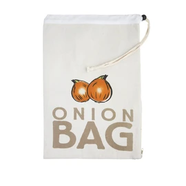 KitchenCraft Onion Bag, Canvas, Beige, 26 x 38 cm
