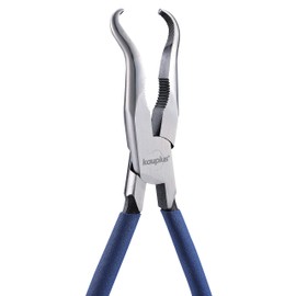 Kauplus 8-inch Hose Grip Pliers 8" Offset Spark Plug Boot Removal Pliers, Hose Ring Plers - 2/5-inch diameter