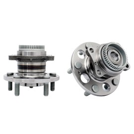 FKG 512492 Rear Wheel Bearing Wheel Hub Assembly fit for 2013-2016 Hyundai Elantra, 2012-2017 Hyundai Veloster, 2014-2018 Kia Forte, Set of 2