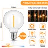 Mlambert G40 LED Replacement Light Bulbs for String Lights, Dimmable