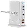 [2025 GaNFastⅢ 8 Ports 2 x Single 100W] 500W Charger,