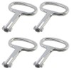 Hyamass Electrical Cabinet Key Set - 4-Pack Aluminum Alloy Safety