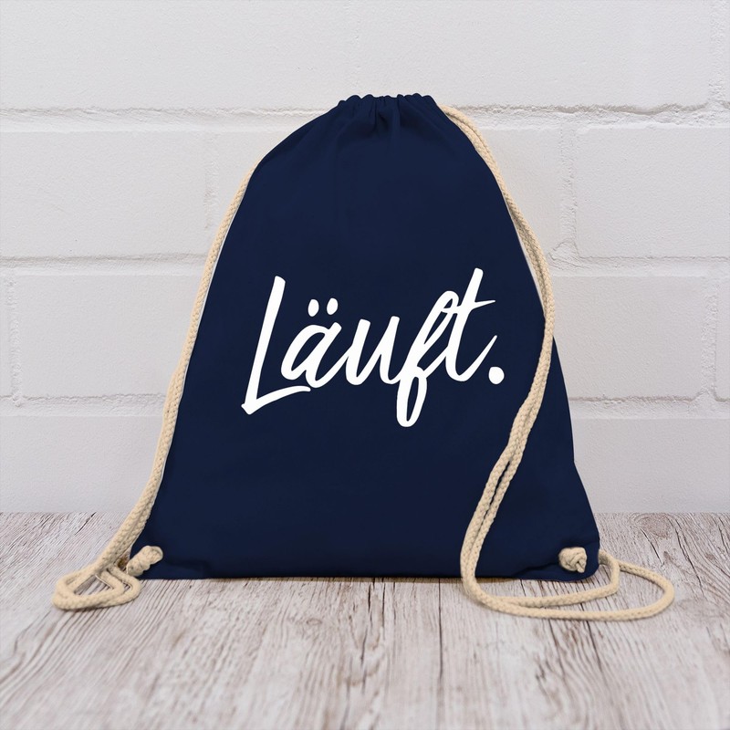 Shirtracer - Gym Bag Backpack - Sayings - Läuft -