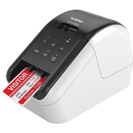 Brother QL-810Wc Direct Thermal Ultra-Fast Wireless Label Printer, Black - 110 Labels Per Minute, 300 x 600 dpi, Auto Cutter, Wired Hi-Speed USB 2.0, WiFi