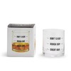 Two's Company "Don't Even" Double Old Fashion Glass In Gift