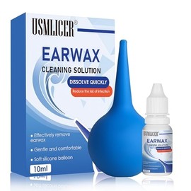 10 ml Ear Cleaner, Ear Wax Remover, Ear Drops for Ear Cleaning, Quick Dissolving, Reusable, Perfect for Ear Cleaning