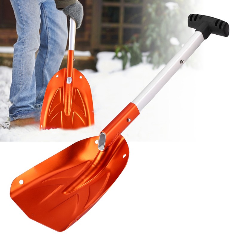 Aluminum Alloy Detachable Telescopic Winter Snow Ice Shovel Outdoor Kit