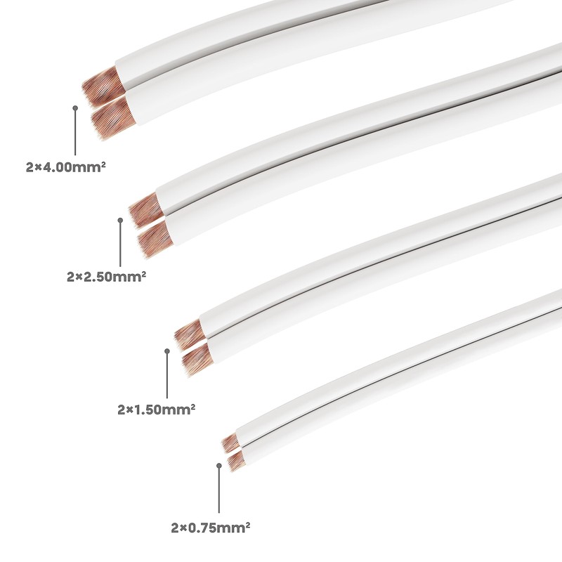 conecto Speaker Cable CCA 2 x 0.75 mm², 50.0 m,