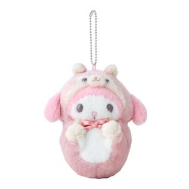 Sanrio 009792 Mascot Holder (Small Animals in the Forest) My Melody Plush Keychain