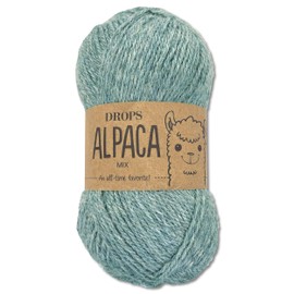 Frida's Wollhaus Drops 50 g Alpaca Alpaca Wool Yarn Crochet Knitting Soft 51 Colours (Mix 9021 | Mist)