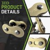 Carbbia 520HV 520 Chain Master Link Connecting Links with O-Ring