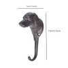Kassbest Retro Creative Wall Hooks Dog Head shape Cast Iron