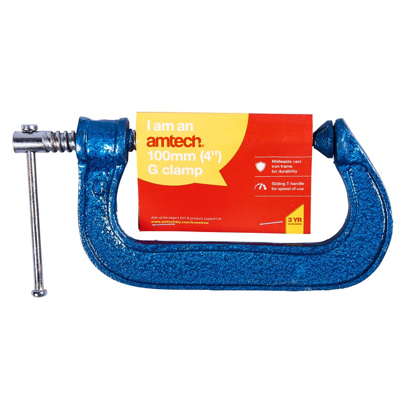 Amtech D0300 100mm (4") G-clamp